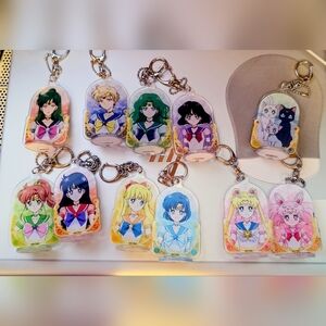 Sailor Moon Character Keychains | Pretty Soldier Eternal Project NT